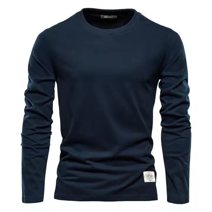Cárdigan de otoño e invierno para hombre, suéter de manga larga con cuello en V, Chaqueta de punto con ribete de color contrastante a la moda, novedad de 2024 - 1