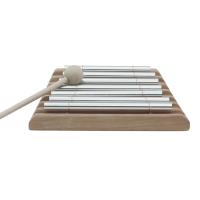 Campanas De Viento De Madera Para Mesa 1/3/7 Tonos Juguete Educativo Musical Para Niños Instrumento De Percusión Con Martillo Metal Plateado - details 22