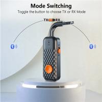 Adaptador De Audio Bluetooth 5.2 2 En 1 Transmisor Receptor Aptx HD Bajo Retardo 3.5mm AUX Para TV PC Coche Altavoz 2 Auriculares - details 4