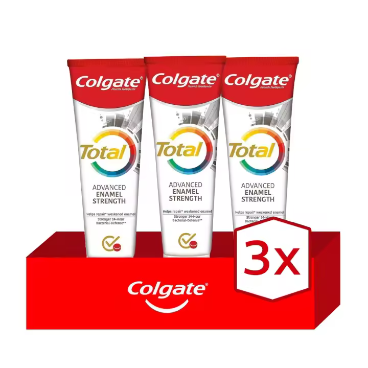 Pasta de dientes  Colgate Advanced Esmalte Sano 24h de protección completa 75ml. Pack 3 - 1
