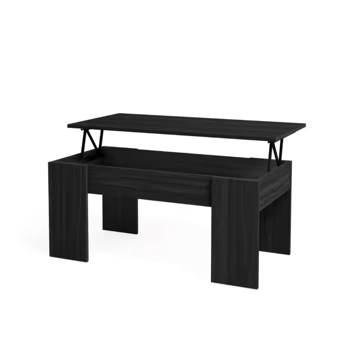 Mesa de Centro Elevable Gala con Almacenamiento, Diseño Minimalista y Montaje Fácil, 45x100x50 cm - 1