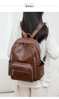 Mochila de viaje de Ocio para Mujer, Cuero PU Bolso Casual,para Viaje Diairo - details 6