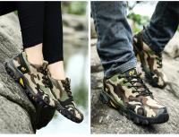 Zapatos De Senderismo Al Aire Libre 2024 Para Hombres Y Mujeres Corrida Por Caminos Camuflaje Invierno Deportivas Transpirables Antiguo Material De Suela De Goma Tela Elástica De La Piel Del Tobillo - details 26