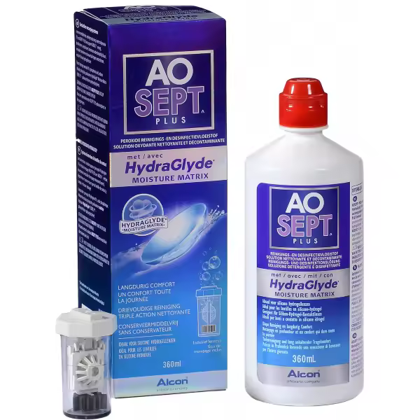 ALCON AOSEPT PLUS with HydraGlyde (SIN CONSERVANTES) - 1