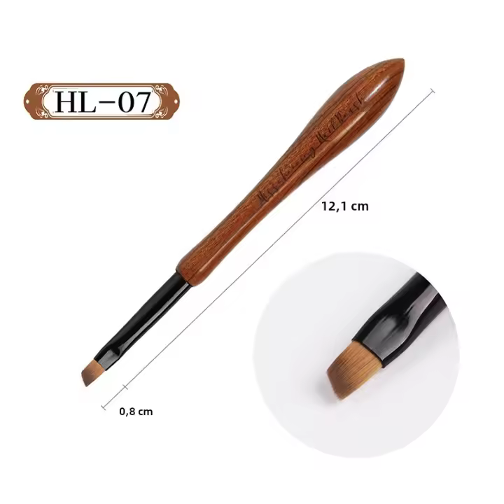 Pincel De Arte Para Uñas 1pcs Herramientas Para Manicura UV Gel Extensión Acrílica Dibujo Pintura Gradient Halo Dye - 1