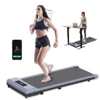 Cinta de caminar plana, Motor de 2.5HP, velocidad de 1-6 km/h, absorción de impactos antideslizante, Mini cinta de correr para el hogar y la Oficina - details 7