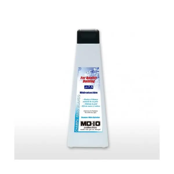 Champú para perros MD10 hidratación pelo blanco 750ML - 1