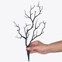 Decoración De Navidad Y Bodas: Ramas Artificiales De Cervidio Plásticas Para Casa Y Jardín 5 Piezas Adorno De Árbol De Invierno Y Otoño - details 6