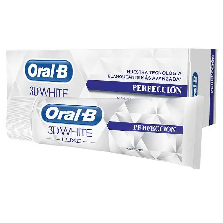 Oral B Pasta de Dientes Oral-B 3D White Luxe Perfección 75 Ml - Blanqueamiento Dental - 1