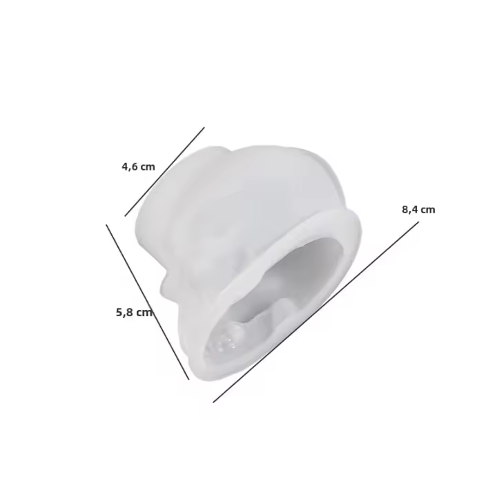 Molde De Silicona Para Encendedor En Forma De Cabeza Squeleton Hecho De Resina Epoxy Decoración De Escritorio De Halloween Colgante De Calavera Para Joyería - 1