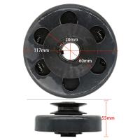 Juego De Eje Centrifugo Con Arraigado 20mm Bore 3/16" Key Way Para Motocicletas Mini Bikes Con Pulley ABS Para Go Kart - details 0