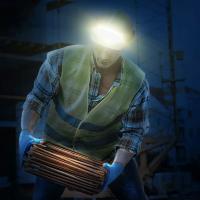 Linterna Frontal LED COB Potente Recargable 3 Modos De Interruptor Impermeable Para Camping Caza Senderismo Y Correr - details 9