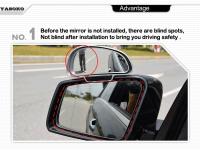 Espejo Retrovisor Auxiliar De Ancho Ángulo Ajustable 360 Grados Alta Calidad Para Estacionamiento Y Visión Trasera - details 8