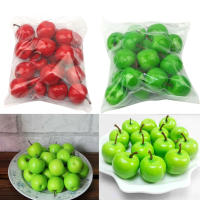 20Pcs Frutas Artificiales Manzanas Rojas De Plástico Simulación Real Para Cocina Fiesta Decoración De Interiores Tamaño 3.5x3cm - details 2