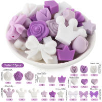 Nuevos Bolas De Silicona Con Diseño De Cactus Y Hojas Para Creación De Joyería Manual DIY Kit De Accesorios Para Collares Pulseras Y Llaveros - details 18