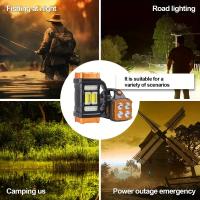 Luz solar de emergencia, luz LED multifunción para acampar, linterna portátil para exteriores con carga USB, luz roja, señal SOS, batería de níquel incluida, para acampar, hacer senderismo y pescar - details 8