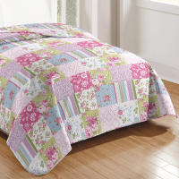 Vivid Torral by El Jinete Hogar - Colcha Bouti Verano Elisa Estampada Reversible (No Incluye Fundas De Cojines) Poliéster, Fresquita, Transpirable, Diseño, Primavera, Verano - details 1