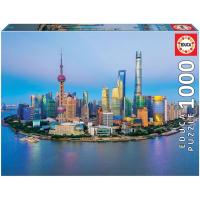 Educa - Puzzle de 1000 Piezas  Shanghai al Atardecer. Incluye Pegamento Fix Puzzle. + 14 años Educa 19254 - details 0