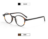 Gafas De Computadora Unisex Ultraligera De Acrílico Bloqueo De Luz Azul Estilo Óptico Moda Pantalla Circular Polímero De Carbono - details 11