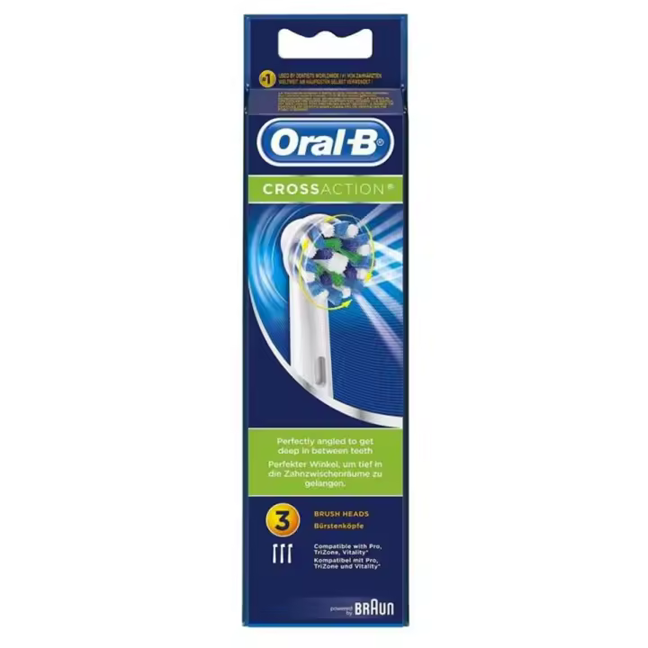 ORAL-B CEPILLO ELECTRICO PRO RECAMBIOS CROSS ACTION 3 CABEZALES - 1