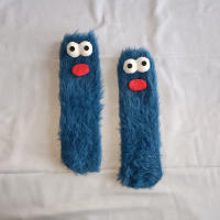 Pareja De Calcetines Graciosos Para Mujer Tubo Medio Algodón Coral Para Otoño E Invierno Calcetines Para Dormir En Casa Cómodos Y Suaves - details 1
