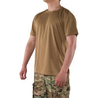 Camiseta Táctica Para Hombre MEGER Quick Dry Camiseta De Gimnasio Con Cuello Redondo Manga Corta Talla Grande Hasta 4XL Casual - details 18
