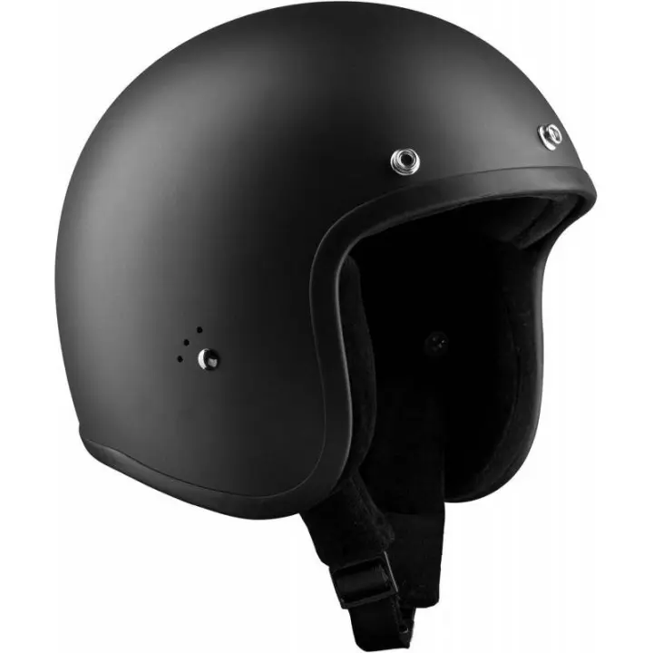 Casco Moto Abierto BANDIT Jet Negro Mate Visera Incluida Dull Black Open Face Helmet JETMB JETMB - 1
