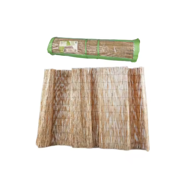 Cañizo de Bambú Pelado para Jardín: Privacidad y Cerramiento Natural, Fácil Instalación y Resistente a la Intemperie 1x5m SNOWDVANCE - 1