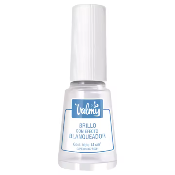 Valmy Brillo Esmalte Blanquedor De Uñas Tratamiento Con Efecto Blanqueador Para Uñas Manchadas Y Amarillas (14ml) - 1