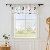 Cortinas De Cocina Pequeñas De Dibujos Animados 140 * 46CM (1 Pieza) 68 * 60CM (1 Pieza) 60 * 91CM (2 Piezas) Para Cocina Sala De Estar Y Estudio - details 2