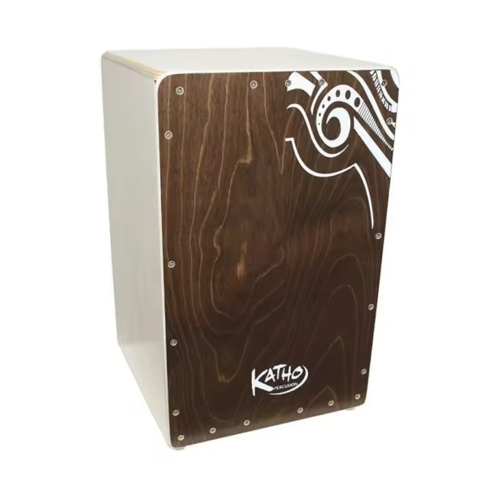 Cajón Flamenco Etniko Nogal – Katho Percusión, Calidad Profesional y Estética Natural - 1
