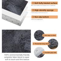 Carpetas Suaves De Pelo Negro Para Sala De Estar Y Dormitorio Alfombra Moderna Para Hogar Decorativa Para Pisos Y Camas - details 16