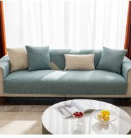 Cubierta De Sofá De Algodón Y Lino Universal Para Todas Las Estaciones Antideslizante Impermeable Para Sala De Estar Cubierta De Polvo Para Muebles - details 13