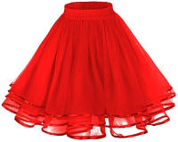 Falda Tutú Para Mujer De 50 Cm Cintura Elástica Versátil Mini Falda Flareada Casual Para Ballet Y Performance Material De Poliéster - details 9