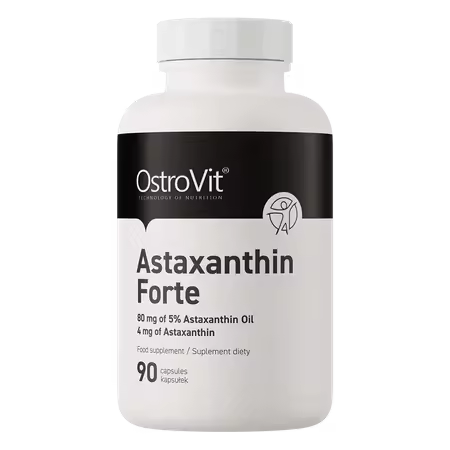 Astaxanthin FORTE OstroVit – Astaxantina -  Antioxidante Potente para Piel Radiante y Juventud Celular – Belleza desde Dentro | 4 mg por Cápsula| 90 Cápsulas| 3 Meses de Cuidado|  Olympus Sport Nutricion - 1