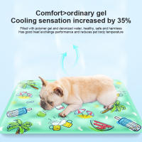 Alfombra De Enfriamiento Para Mascotas Verano Cómoda Y Fría Para Perros Y Gatos Pequeños Y Grandes Almohadilla De Hielo Duradera Accesorios Para Mascotas Sofá De Gelo Para Gatos - details 5