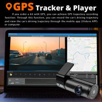 Cámara De Coche 4K 2160P Mini DVR Con Doble Lente Soporte WIFI GPS Registros De Video Negro Bocina Visión Nocturna Dashcam - details 3