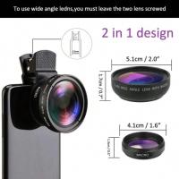 Kit De Lentes Para Cámara De Móvil 2 En 1 Clip-On 37mm 0.45X Ancha Y Macro HD 49UV Lente Super Amplia Y Macro Para Teléfonos Móviles - details 3