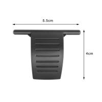 Gancho De Visera Para Coche Accesorio De Cortina De Sol Auto Tamaño 5.5cmx4cmx0.5cm Compatible Con Audi A6 C7 - details 5