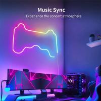 Luces De Neón LED RGBIC Dreamcolor Strip Con Control Remoto Por App Luz Flexible Cambiante De Colores IP68 Para El Hogar - details 11