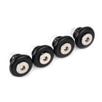 Juego De 4 Piezas Fundas Para Resorte De Almohadilla Universal Para Estuche De Equipaje Trasero De Motocicleta Negro Accesorios Para Cierre De Almacenamiento De Motor - details 6