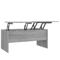 Vidaxl Mesa de Centro Madera Ingeniería 102x50.5x46.5 Cm Blanco - details 6