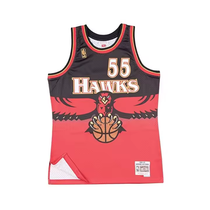 Camiseta Dikembe Mutombo - Atlanta Hawks 1996-97 Swingman Mitchell and Ness - 1