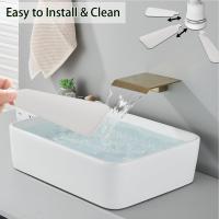 Ventilador de techo inalámbrico con control remoto, con rosca y luz regulable, con bombilla enchufable para pasillo, cocina, baño, garaje y cuarto de herramientas, color blanco. - details 4