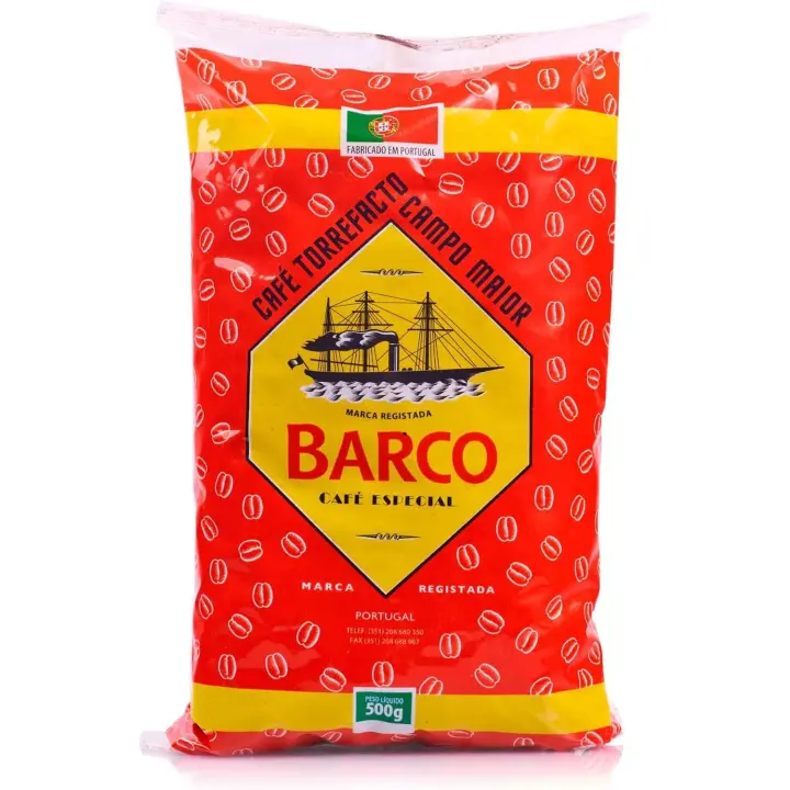Barco Torrefacto - Café en Grano con Azúcar Caramelizado - Gran Tueste, Sabor Pronunciado y Aromático - 500 g - Ideal para los Amantes del Café - 1