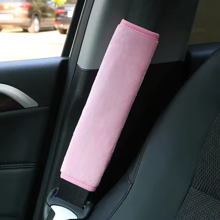 Cubierta De Cinturón De Seguridad Confortable Accesorios De Auto Protección De Hombro Suave De Plush Para Interior Del Coche - 1