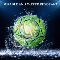 Bola De Fútbol pro Tamaño 5 Duradera Costurada Máquina Diseño Luz En La Oscuridad Juego En Todas Las Estaciones - details 2