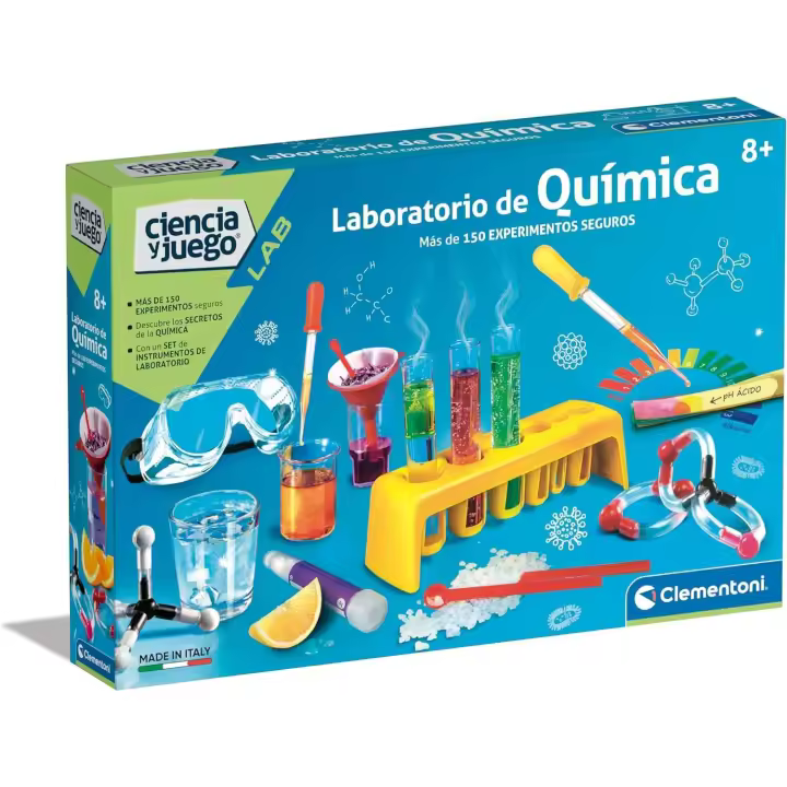 Clementoni Laboratorio de Quimica juego científico para niños + 8 años, 55082 - 1