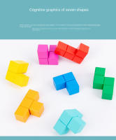Cubo De Rubik 3D De Madera Para Niños Juguete De Construcción Creativo Bloques De Puzzle Juego De Entrenamiento Mental Adecuado Para Edades 3-12 - details 7