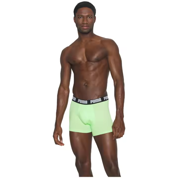 Calzoncillo Boxer Puma Basic Pack 2 para hombre en color verde - 1